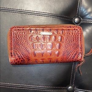 Brahmin Double Zipper Wallet